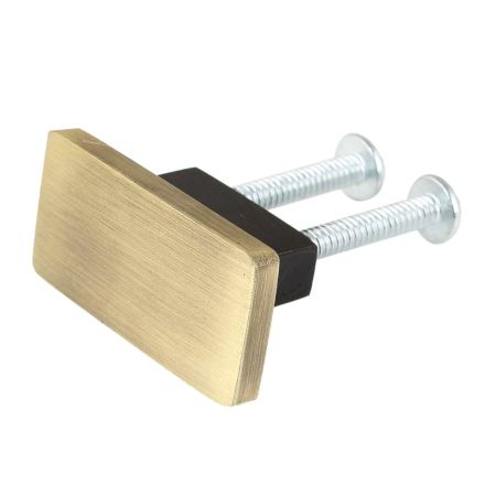 Antique Rectangle Stainless Steel Small Cabinet Knobs